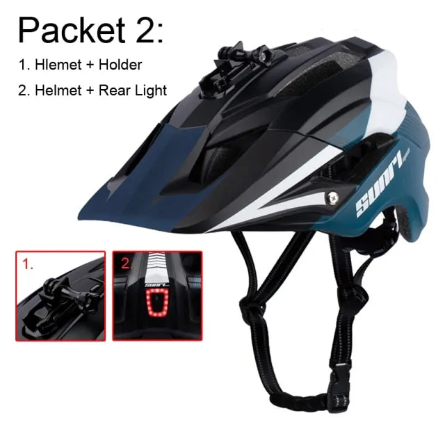 RECHARGEABLE BICYCLE HELMET LIGHT | LED Safety Light for Cyclists