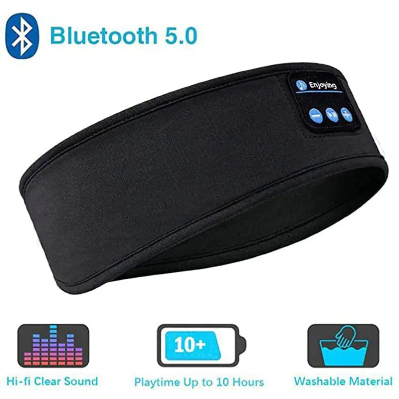 SLEEP HEADBAND WITH BUILT-IN WHITE NOISE | Block Distractions, Sleep Deeply