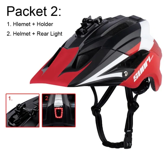 RECHARGEABLE BICYCLE HELMET LIGHT | LED Safety Light for Cyclists