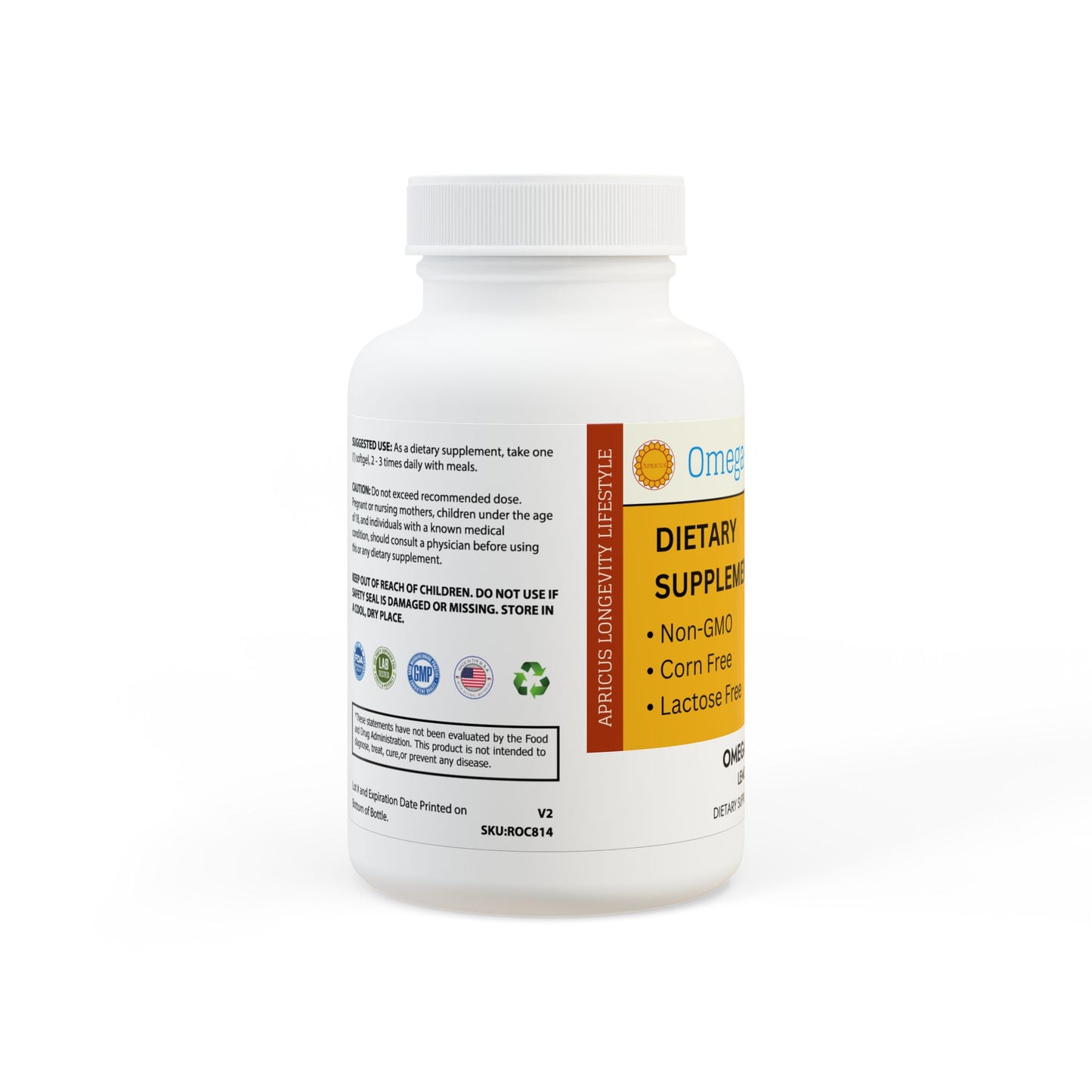 Omega 3 Fish Oil Supplement (60 Softgels)