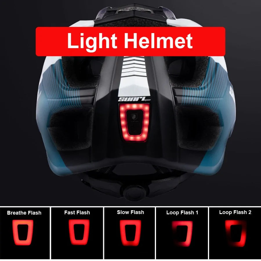 RECHARGEABLE BICYCLE HELMET LIGHT | LED Safety Light for Cyclists