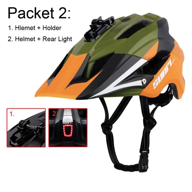 RECHARGEABLE BICYCLE HELMET LIGHT | LED Safety Light for Cyclists