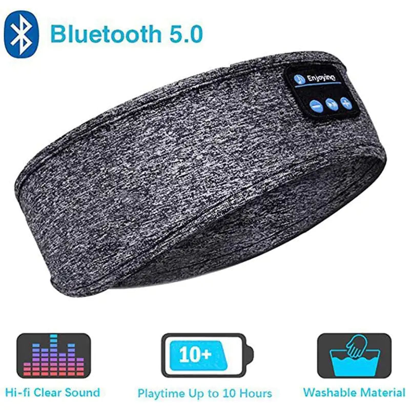 SLEEP HEADBAND WITH BUILT-IN WHITE NOISE | Block Distractions, Sleep Deeply