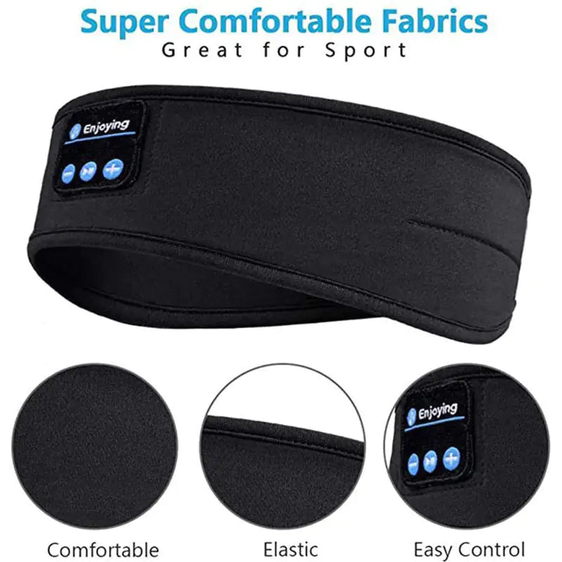 SLEEP HEADBAND WITH BUILT-IN WHITE NOISE | Block Distractions, Sleep Deeply