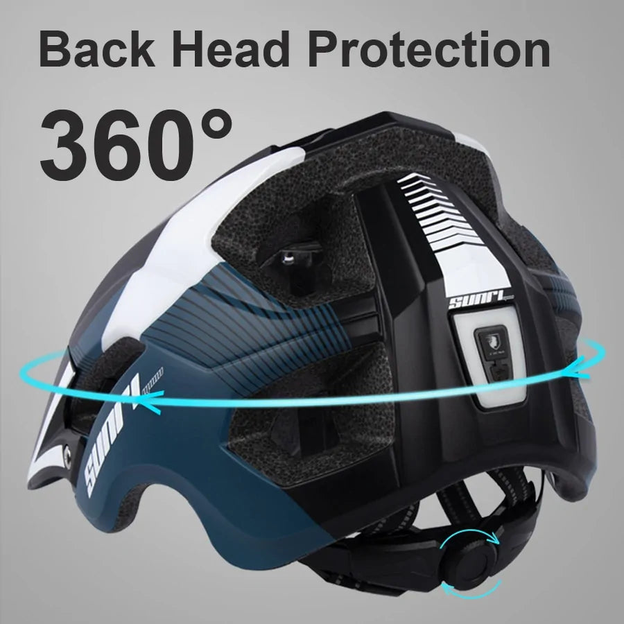RECHARGEABLE BICYCLE HELMET LIGHT | LED Safety Light for Cyclists