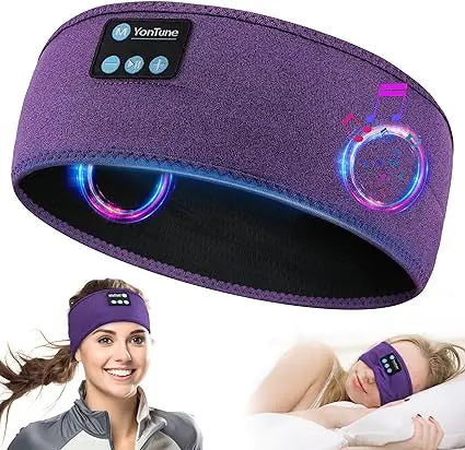 SLEEP HEADBAND WITH BUILT-IN WHITE NOISE | Block Distractions, Sleep Deeply