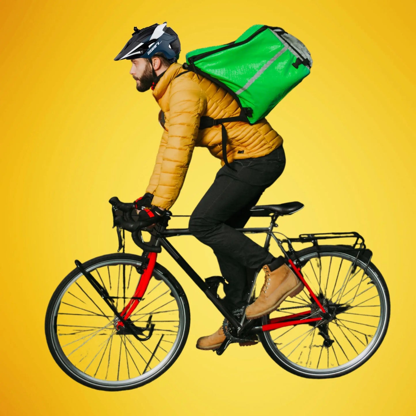 RECHARGEABLE BICYCLE HELMET LIGHT | LED Safety Light for Cyclists
