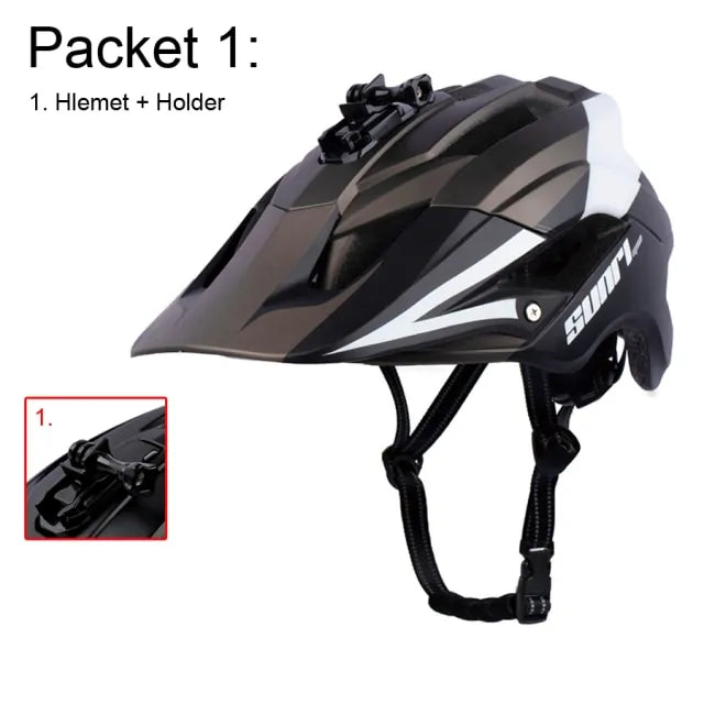 RECHARGEABLE BICYCLE HELMET LIGHT | LED Safety Light for Cyclists