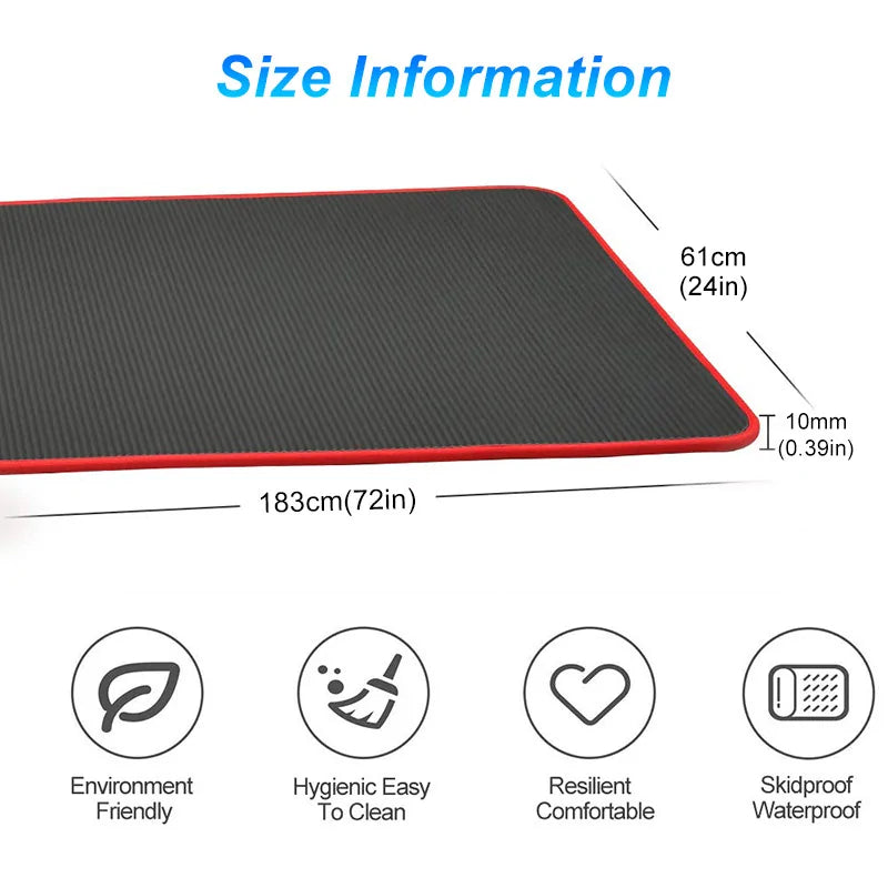 EXTRA THICK YOGA MAT | Cushion & Comfort for All Fitness Levels