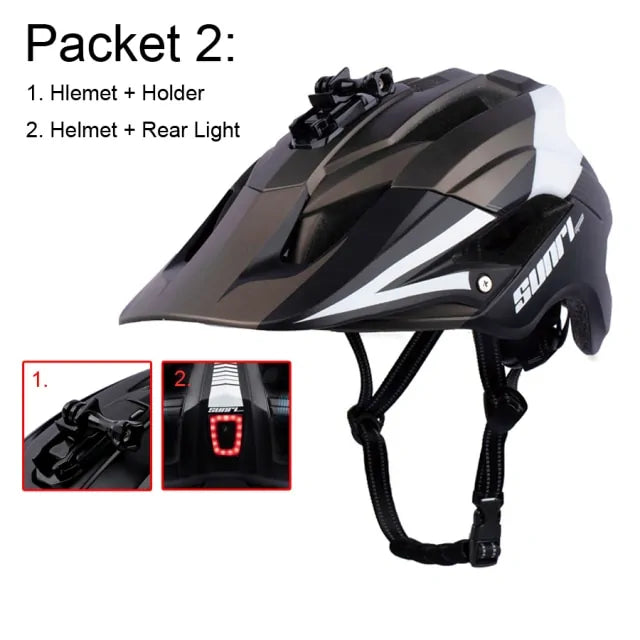 RECHARGEABLE BICYCLE HELMET LIGHT | LED Safety Light for Cyclists