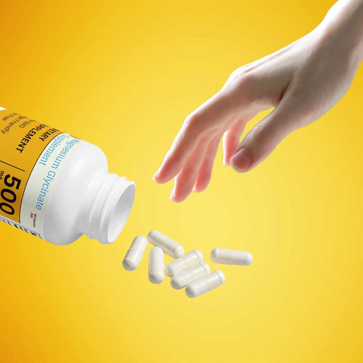 Magnesium Glycinate Supplement (60 Capsules)