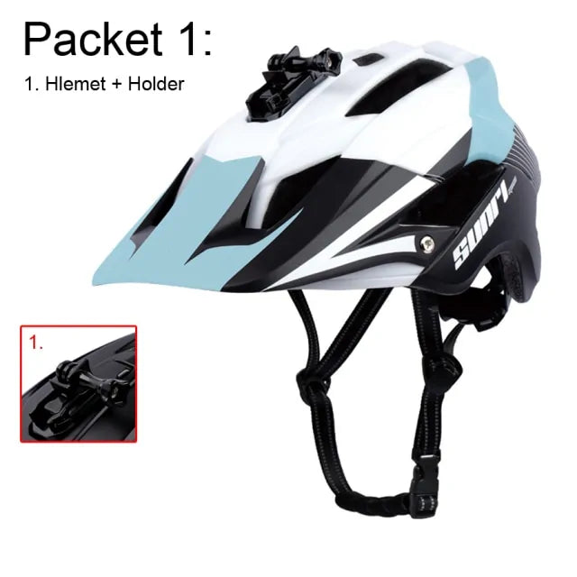 RECHARGEABLE BICYCLE HELMET LIGHT | LED Safety Light for Cyclists