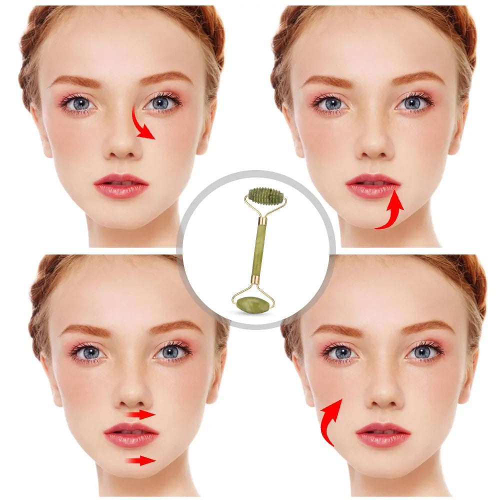 FACIAL MASSAGE ROLLER | Reduce Puffiness for Radiant, Youthful Skin