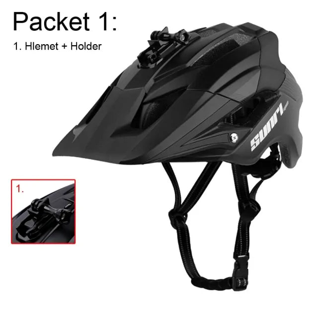 RECHARGEABLE BICYCLE HELMET LIGHT | LED Safety Light for Cyclists