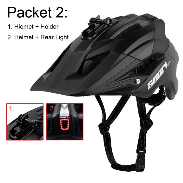 RECHARGEABLE BICYCLE HELMET LIGHT | LED Safety Light for Cyclists