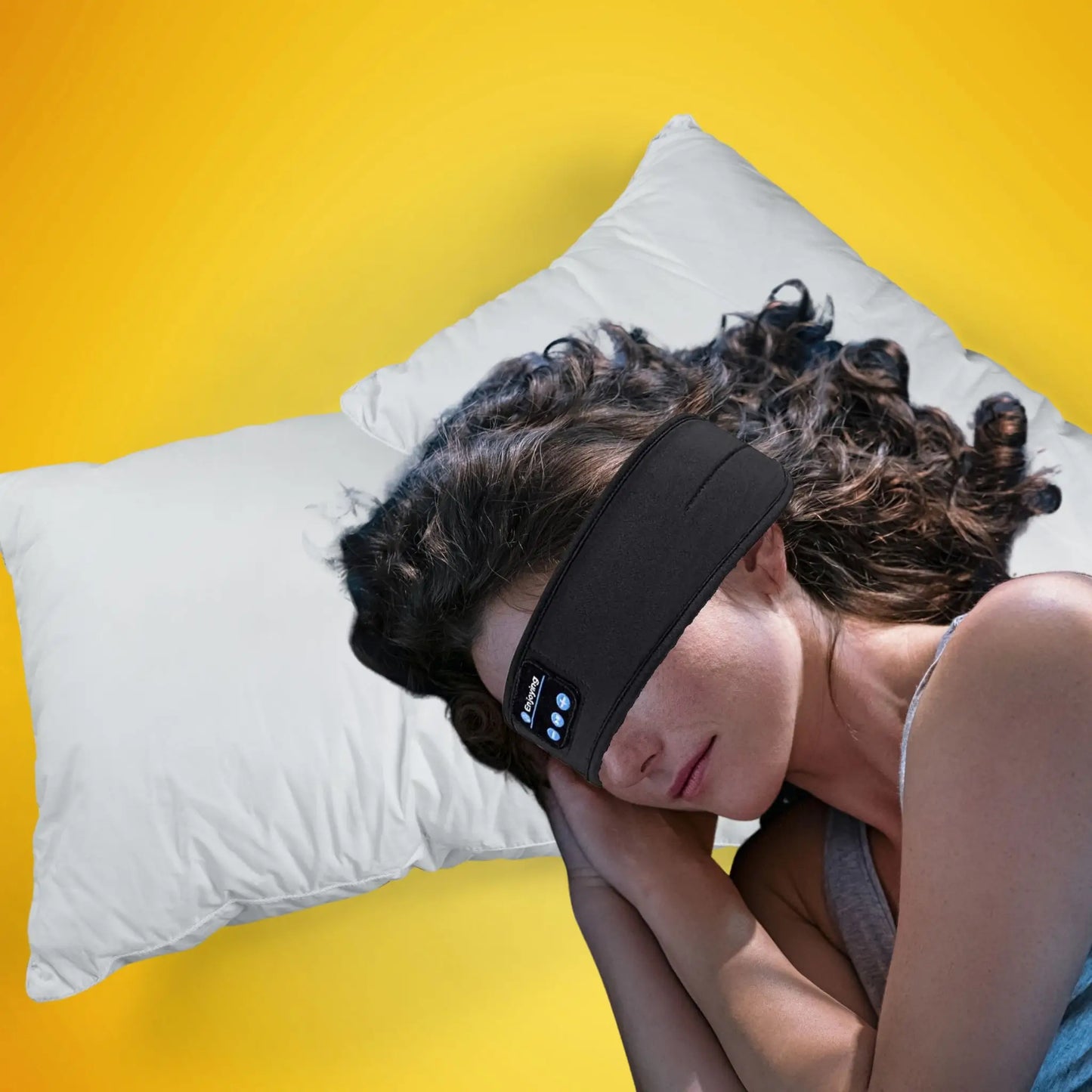 SLEEP HEADBAND WITH BUILT-IN WHITE NOISE | Block Distractions, Sleep Deeply