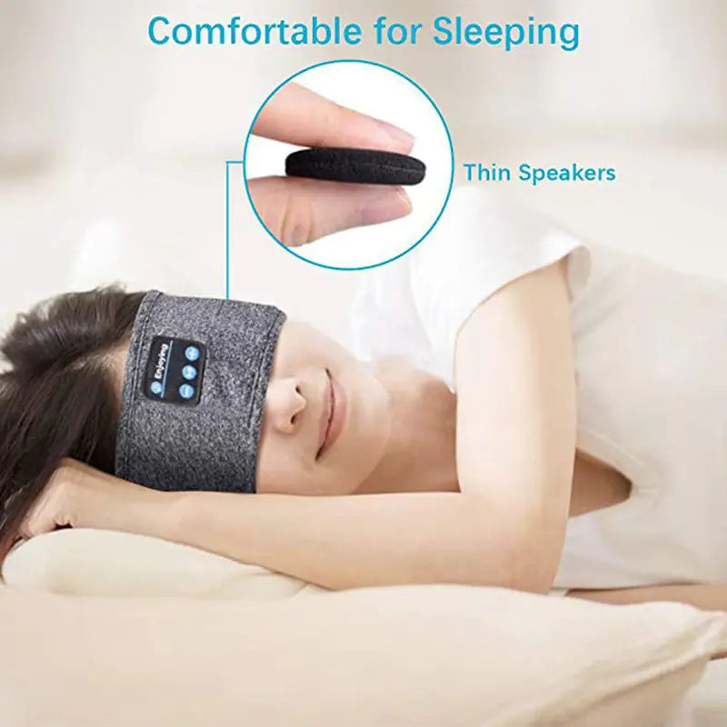 SLEEP HEADBAND WITH BUILT-IN WHITE NOISE | Block Distractions, Sleep Deeply