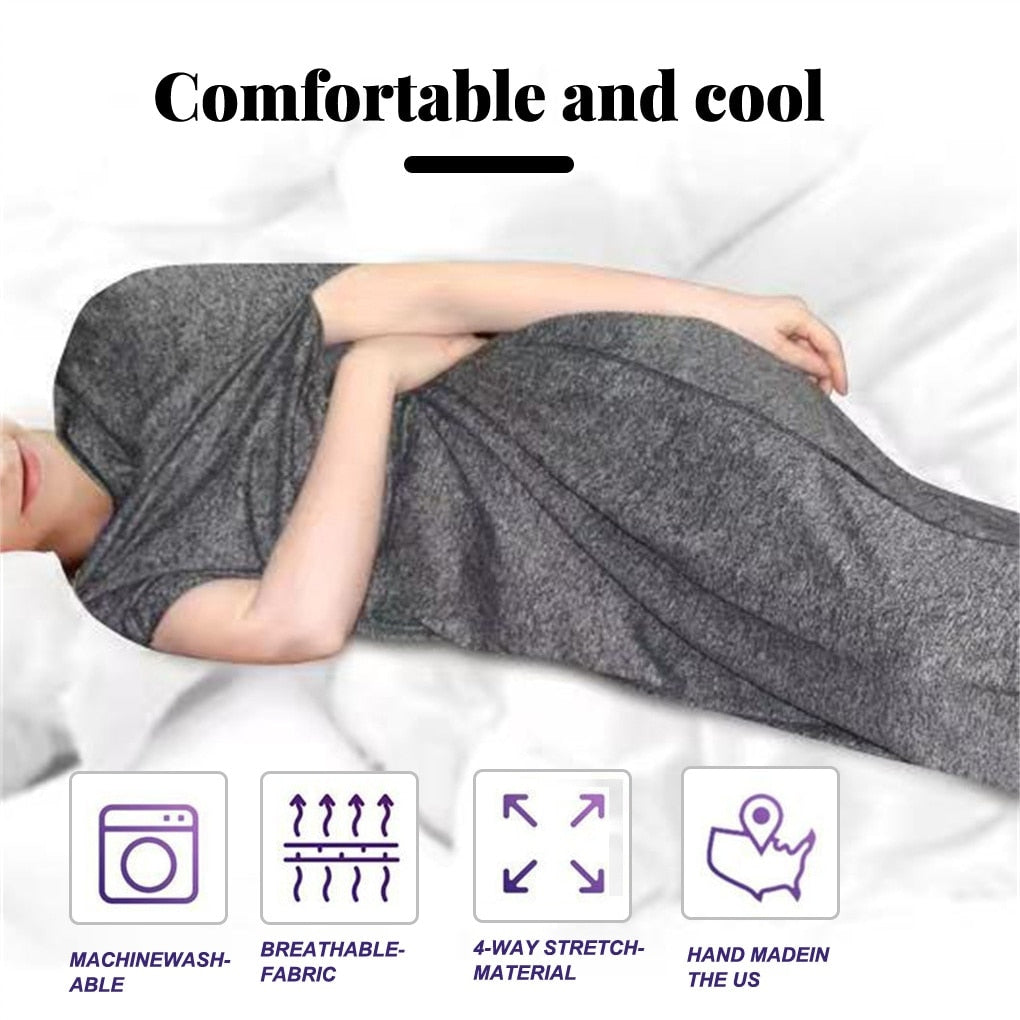 COZY WEIGHTED SLEEPING BAG | Enhanced Sleep for Camping & Home